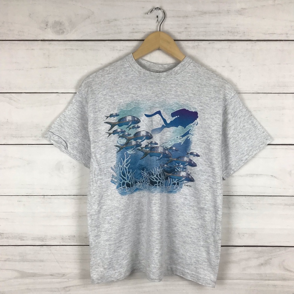 Vintage 1990s Scuba Diving T-Shirt